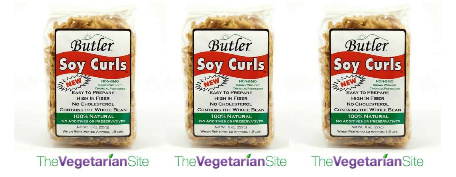 Butler Soy Curls 3-PACK Vegan Meat Substitute 3/5/2024 FREE SHIPPING vegetarian gallery