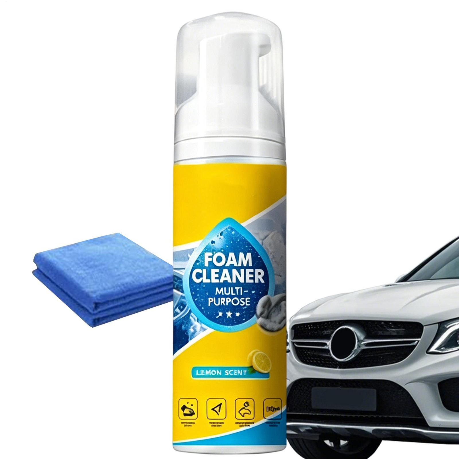 4-In-1 Multi-Enzyme Foam Cleaner Car Interior Cleaners Lemon Fresh Scent 60ml gallery