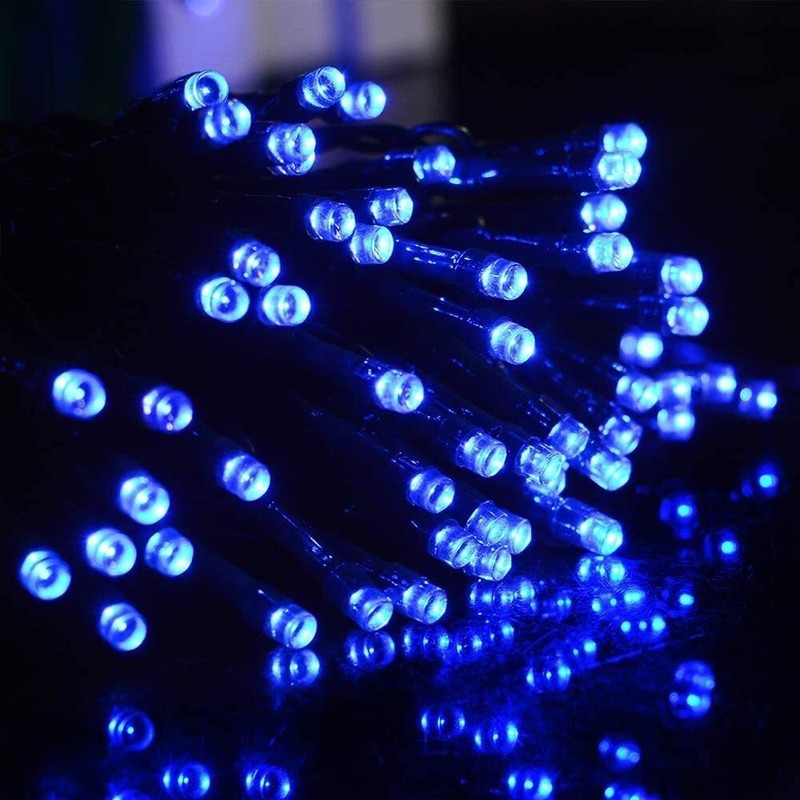 100 LED 8 Modes Solar String Lights Outdoor Garden Party Xmas Fairy Wedding Lamp gallery