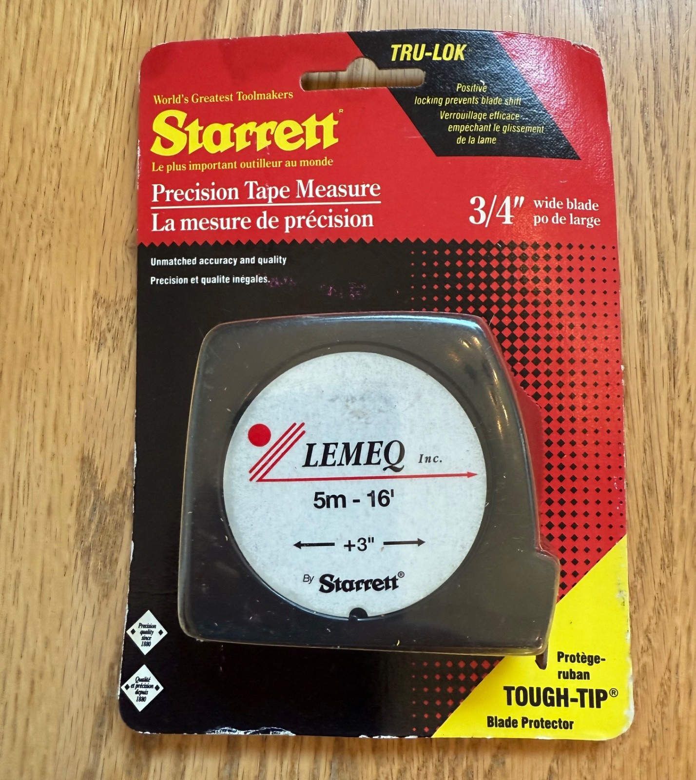 STARRETT TRU-LOK 16' PRECISION TAPE MEASURE RULE NEVER REMOVED FROM PACKAGE BR gallery