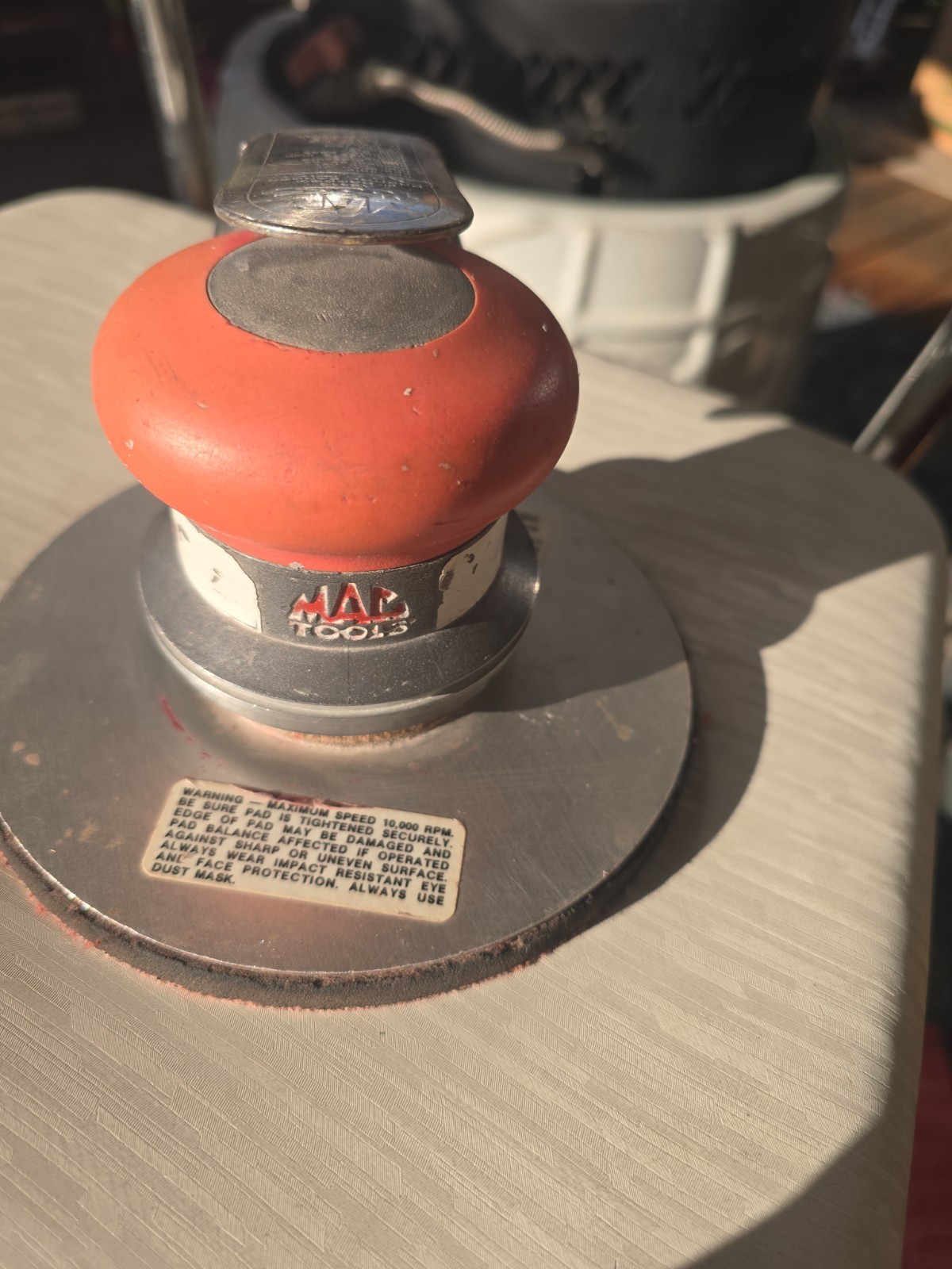 MAC Tools AS416 6" Dual Action Orbital Palm Sander, DA Air Pheumatic Dynabrade gallery