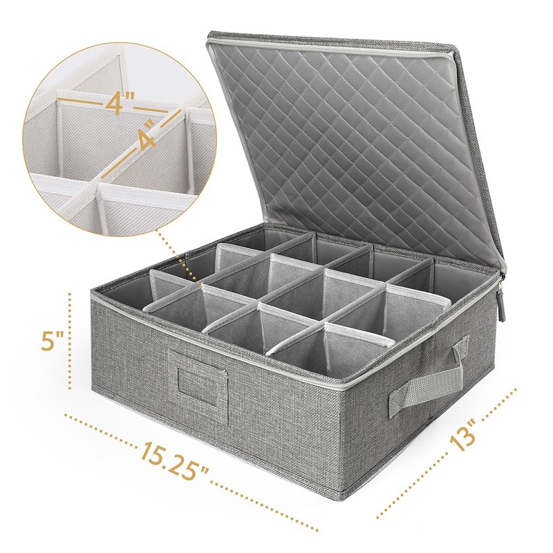 Cup Mug Storage Container Hard Shell China Coffee Mug Storage Box for Moving gallery