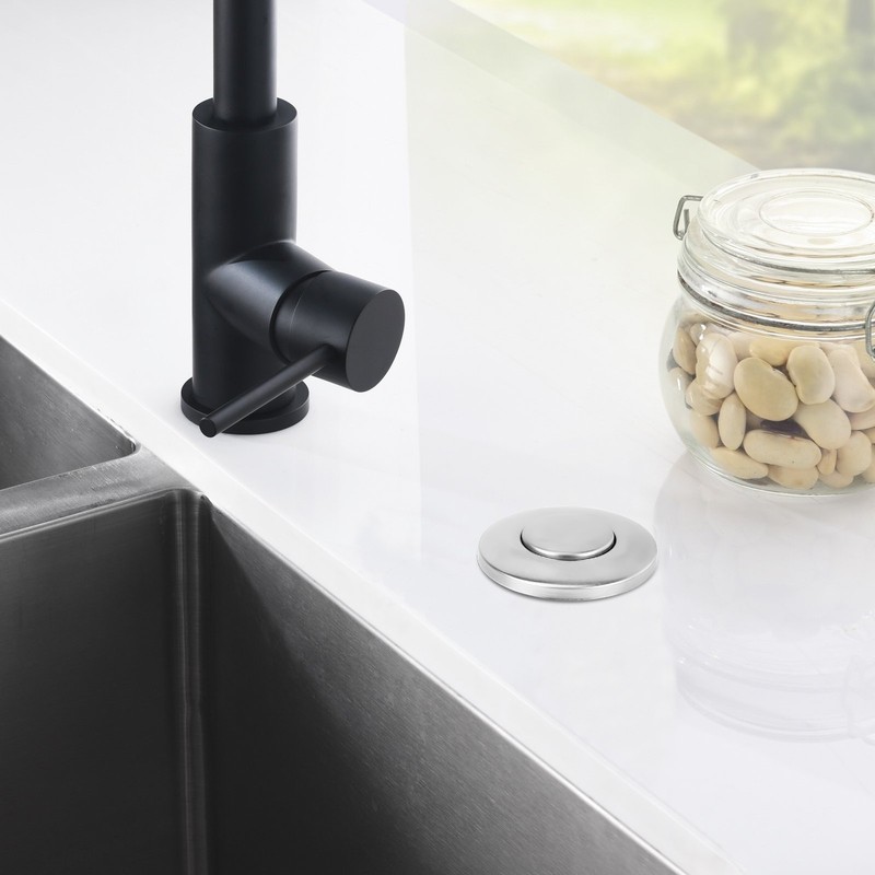 UL Listed Air Switch Kit for US Garbage Disposal 3.58” Extra Long Air Button gallery
