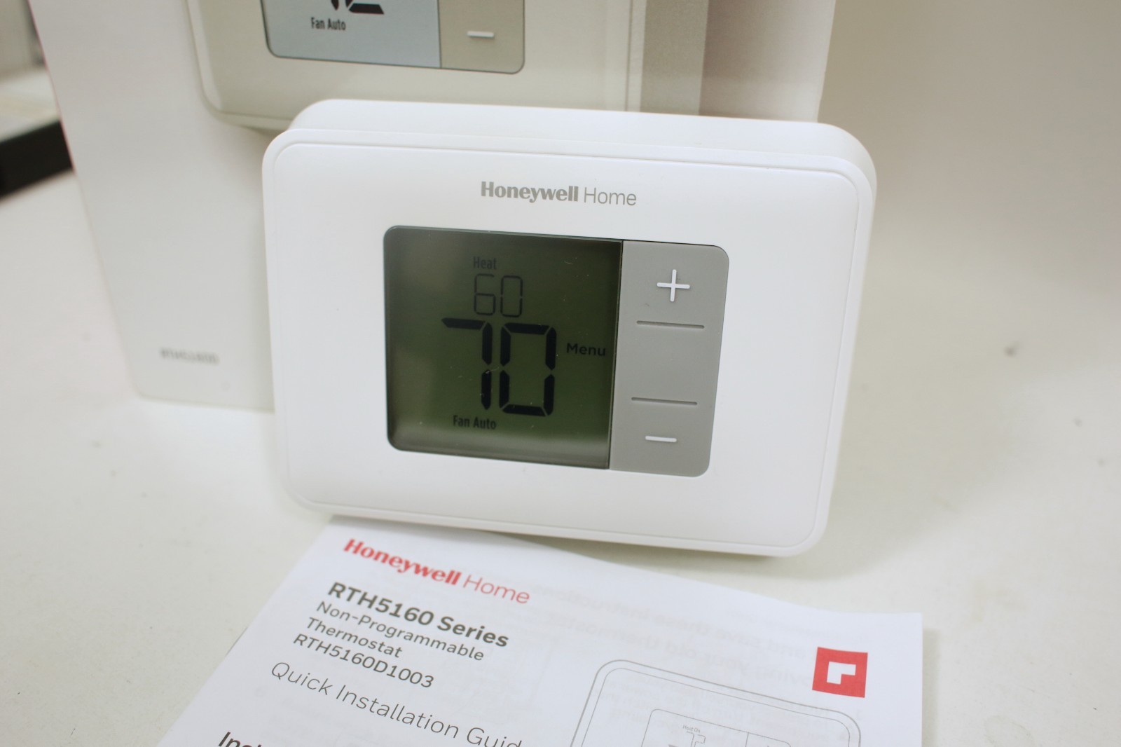 Honeywell Home T2 Digital Non-Programmable Thermostat RTH5160D Backlit Display gallery