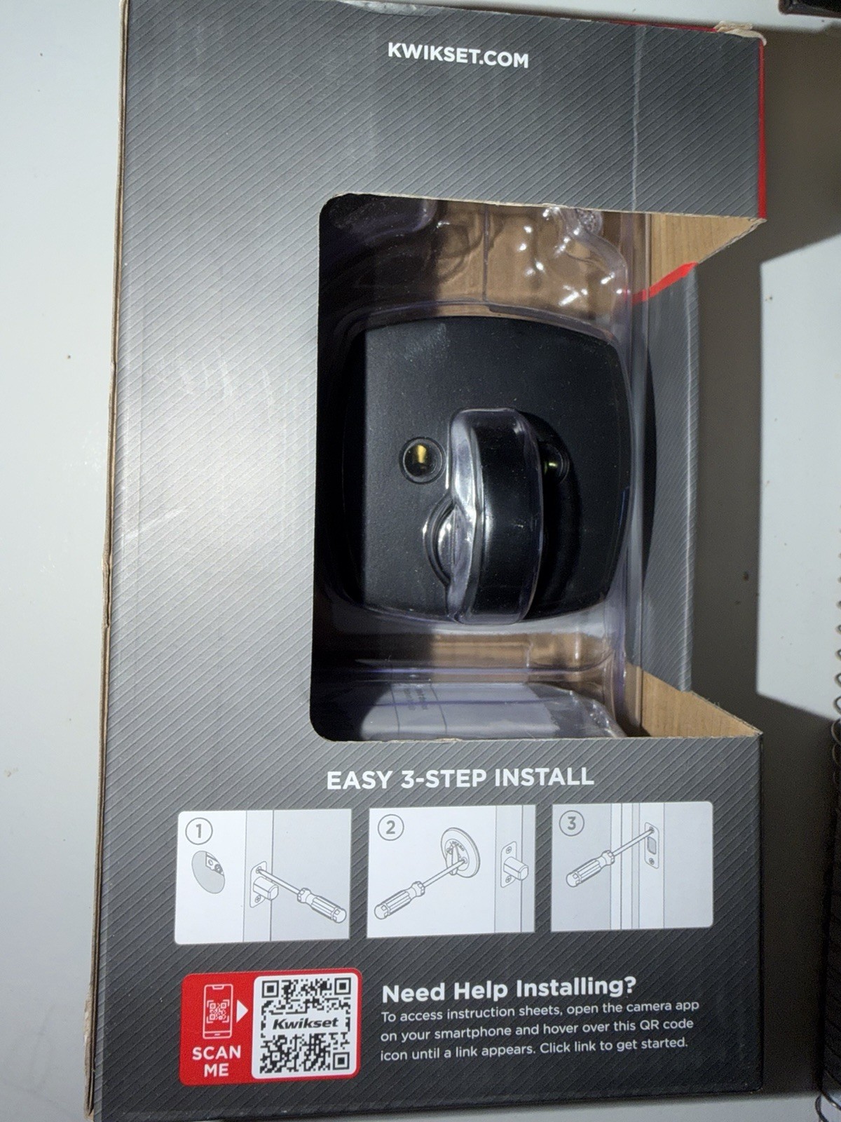 Kwikset Midtown Modern Exterior Keyed Front Entry Deadbolt Lock Matte Black NEW gallery