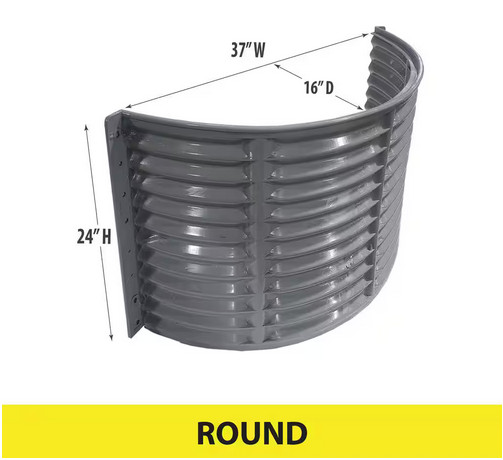 37 In. X 24 In. round Plastic Window Well gallery