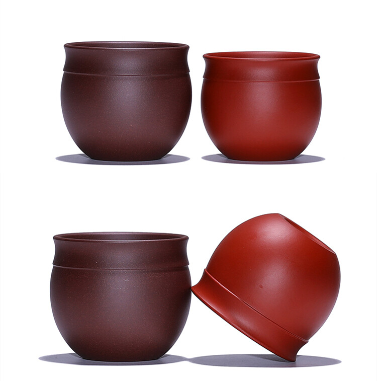 Made yixing zisha tea cup marked master cup original ore dahongpao clay cup new gallery