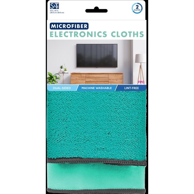 Schroeder & Tremayne Microfiber Electronics Cleaning Cloth Machine Washable NEW! gallery