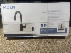 NEW!! Moen Edwyn 87028BL Pulldown Kitchen Faucet – Matte Black Finish “QIK SHIP”
