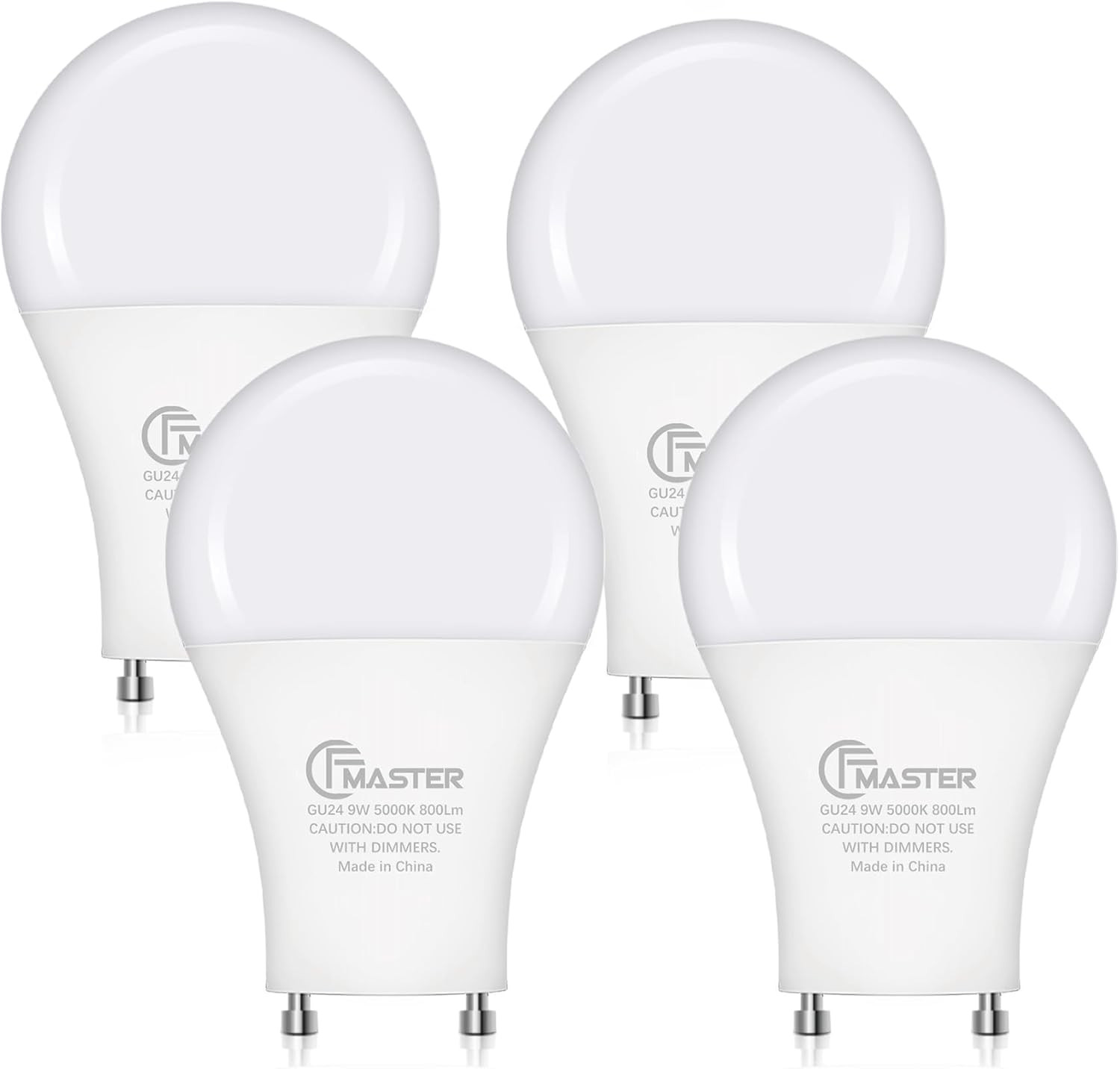 GU24 LED Light Bulb, 5000K Daylight, 9W(100W Equivalent), 800 Lumens, A19 Shape gallery