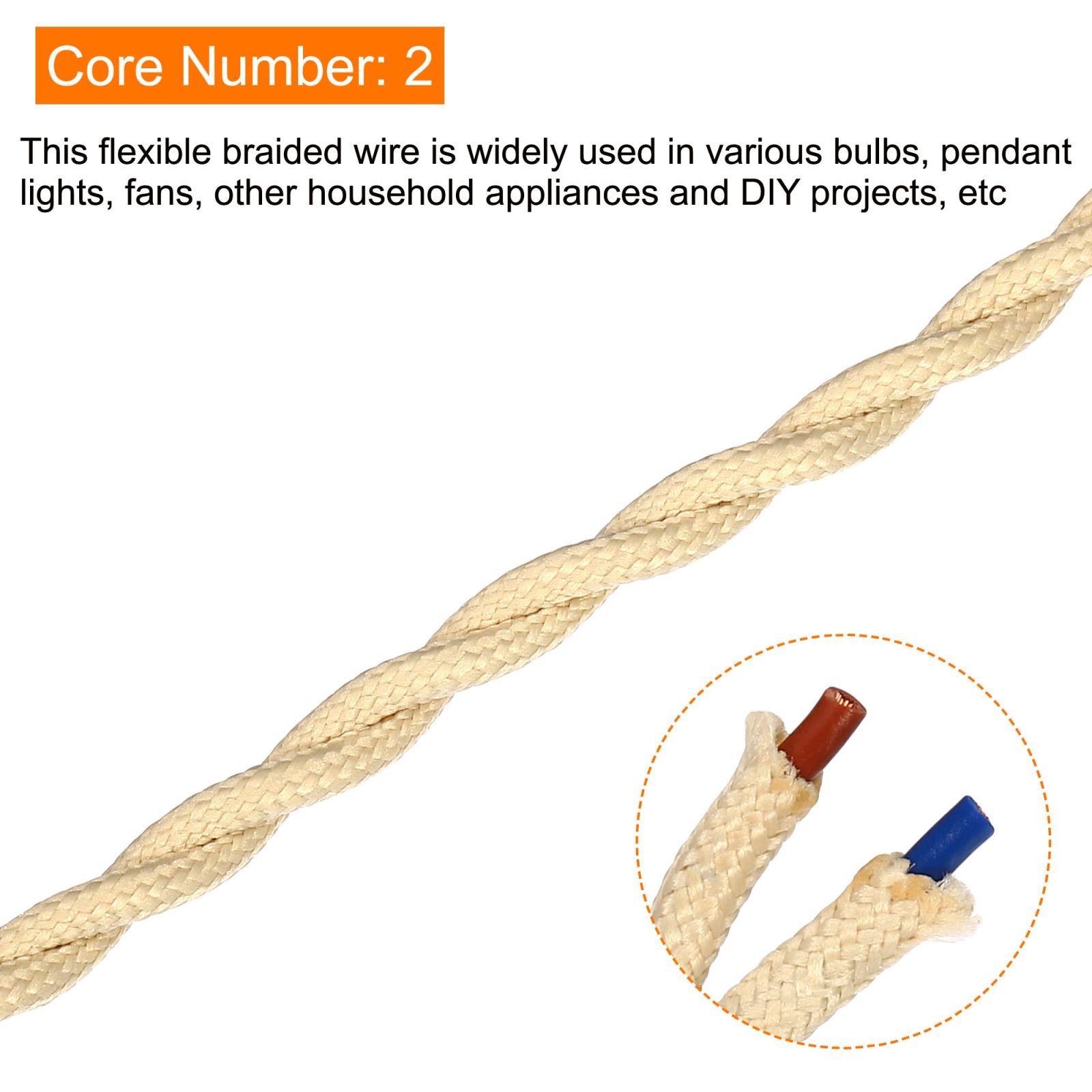 Contort Fabric Coated Thread 2 Soul 18AWG 10m/32.8ft, Beige gallery
