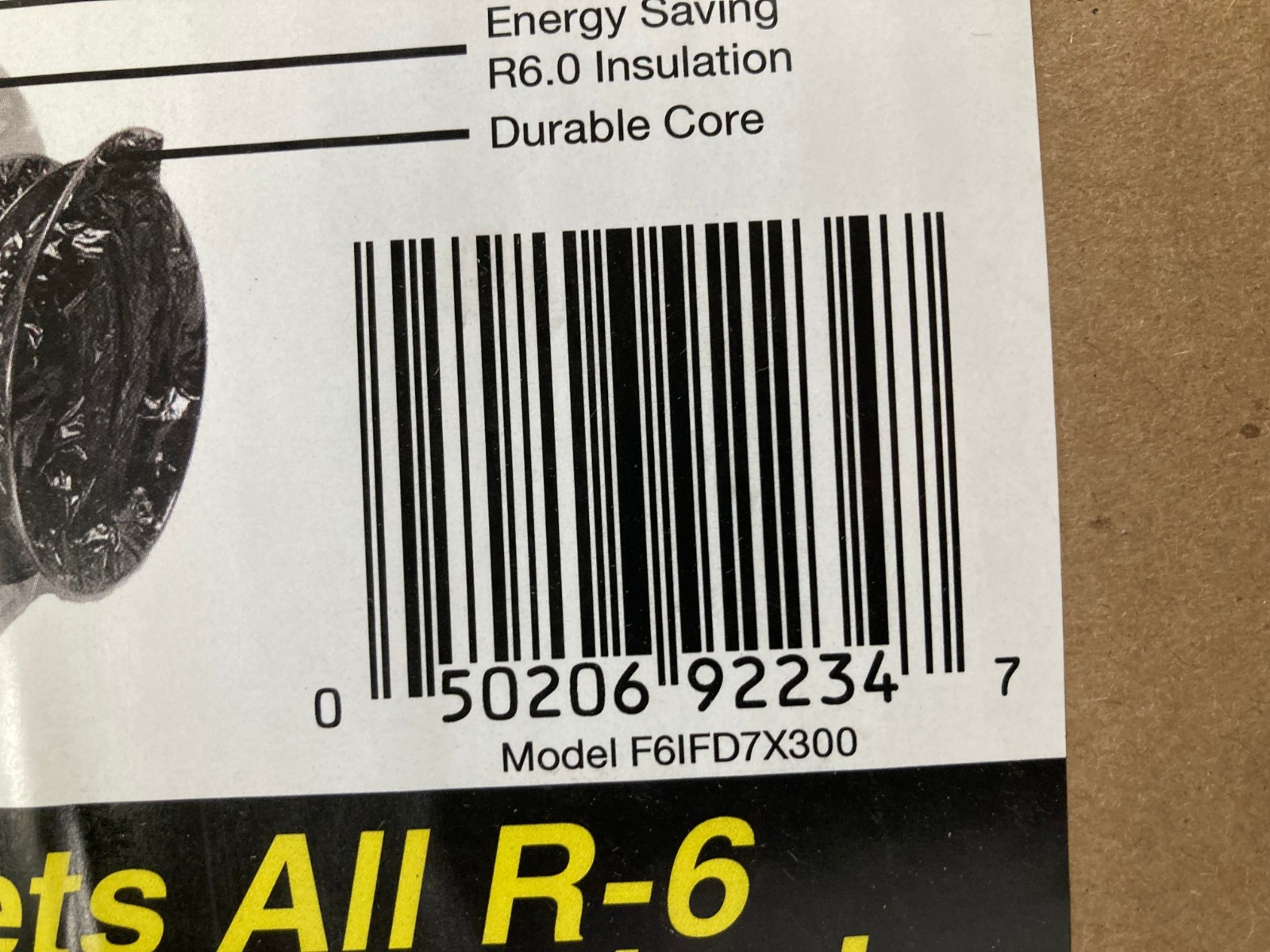 Master Flow 7 in x 25 Ft Flexible Duct R6 Heavy Duty Insulated Reflective Jacket gallery