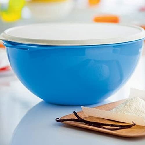 Tupperware Thatsa Bowl 32-cup 7l in Rain Drop Blue with airtight lid gallery