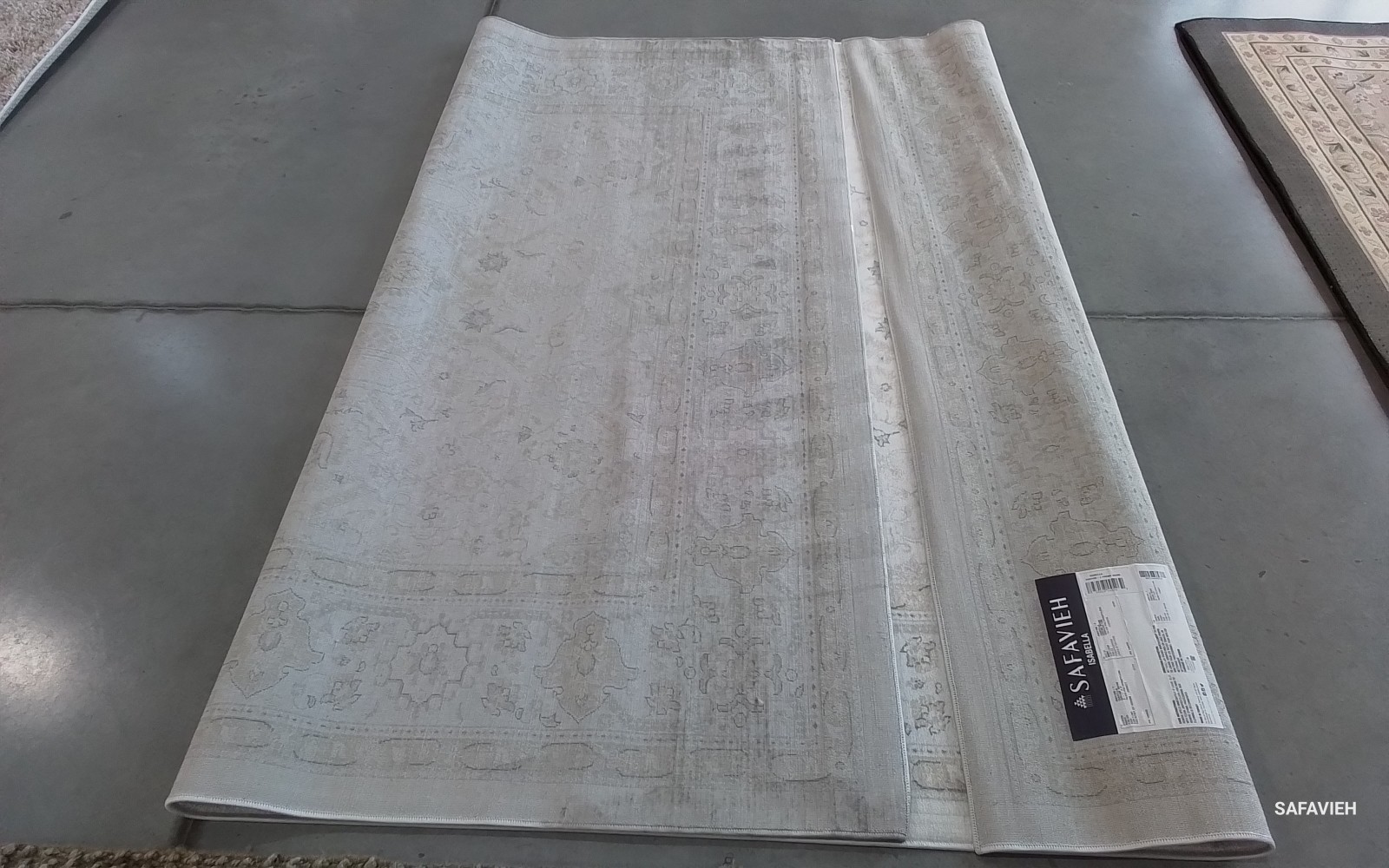CREAM / BEIGE 6'-7" x 9'-0" Back Stain Rug, Reduced Price 1172784597 ISA916B-7 gallery