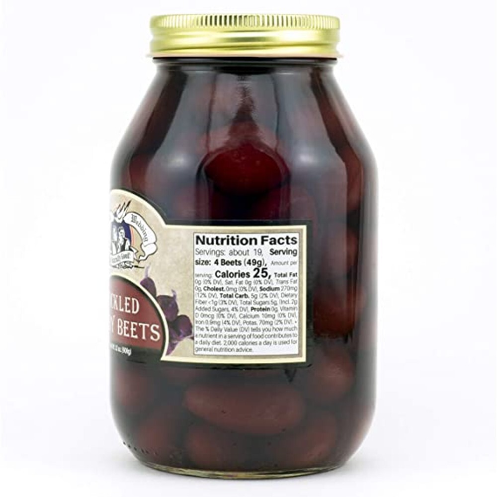 Amish Wedding Pickled Baby Beets Ready to Eat USA Made 32 Oz Glass Jar gallery