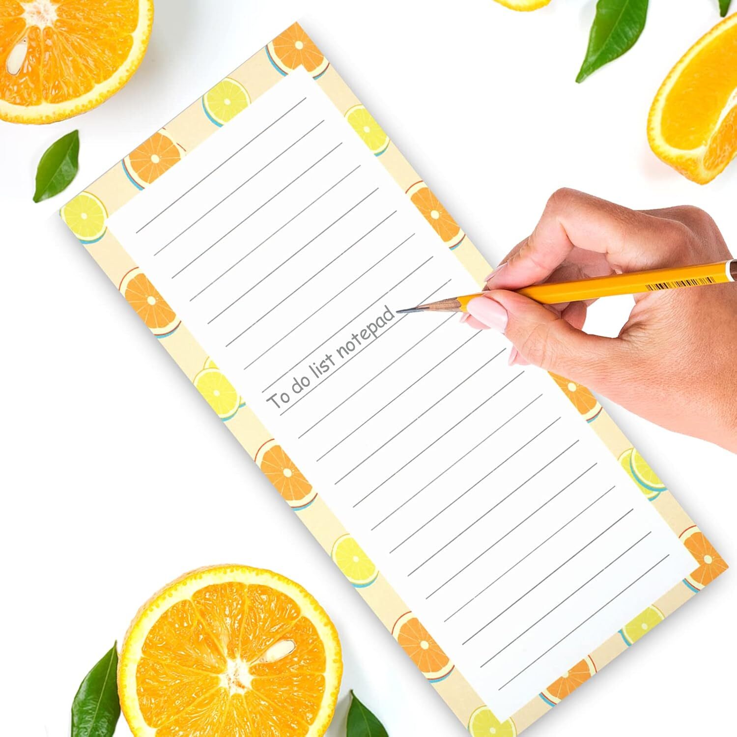 4 Pack Magnetic Notepads for Refrigerator, Grocery List Magnet Pad for Fridge... gallery