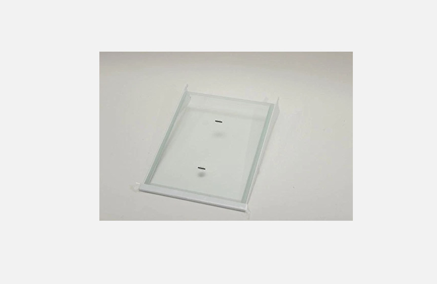 Whirlpool Refrigerator Shelf Fame with Glass W10801691 OEM Open Box gallery