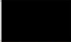 2×3 FT Solid Color Blank Polyester Flag – BLACK (kb)