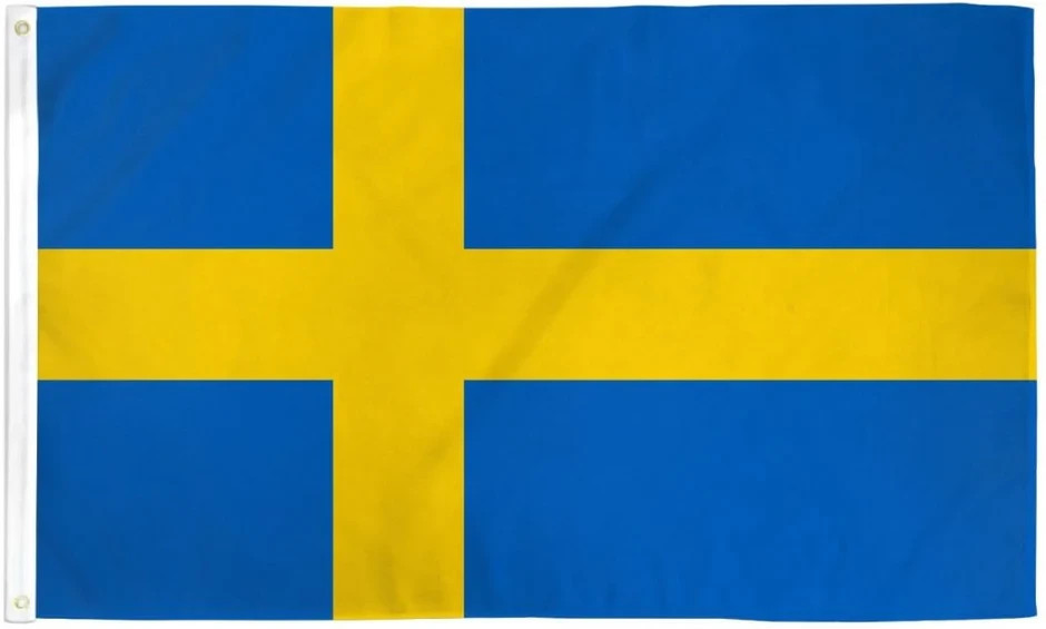 Sweden 2x3ft Poly Flag International Sweden Swedish Country National Flag gallery