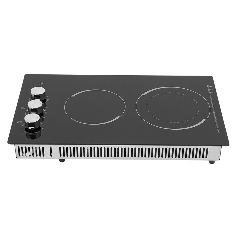 Knob Control 90 Min Timer Electric 1100w Cooktop Embedded Cooktops For Home gallery