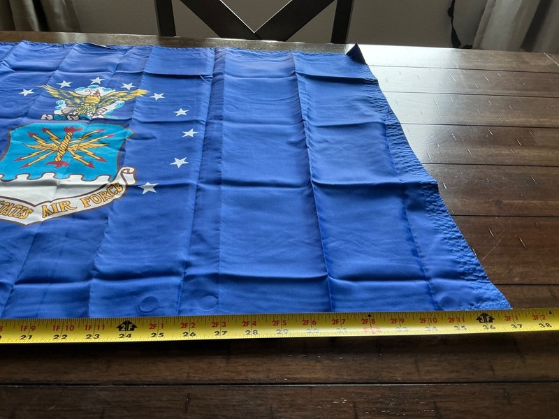 2X3 US Air Force Emblem Crest Double Sided Nylon FLAG 2ft x 3ft Banner gallery