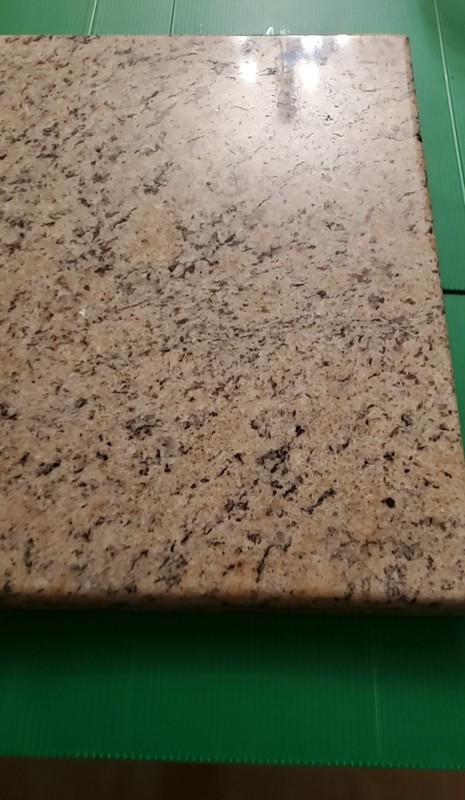 KITCHEN CUTTING BOARD GRANITE 29 POUND SLAB 24"X16"X7/8"INCH.GLOSSY MULTICOLOR. gallery