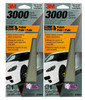 3M Performance 3000 Grit Sandpaper, 3-2/3 in x 9 in 2 Pack gallery