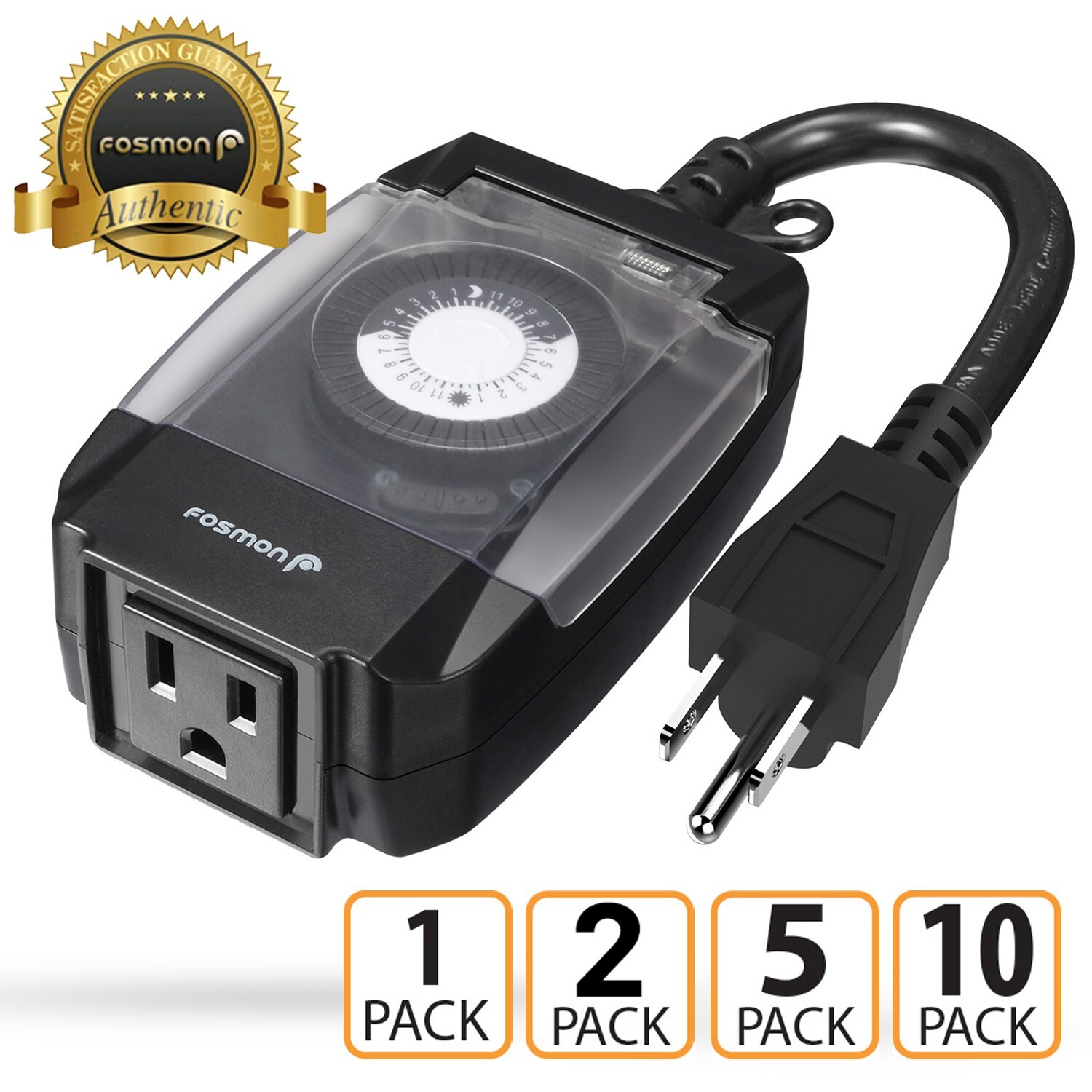 Outdoor Mechanical Outlet Timer 24 Hour Automatic Switch Light Weatherproof gallery
