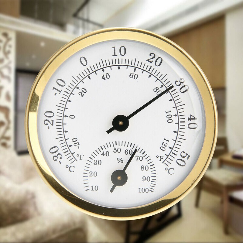 Mini Analog Thermometer Hygrometer Humidity meter Room Indoor Temperature- gallery