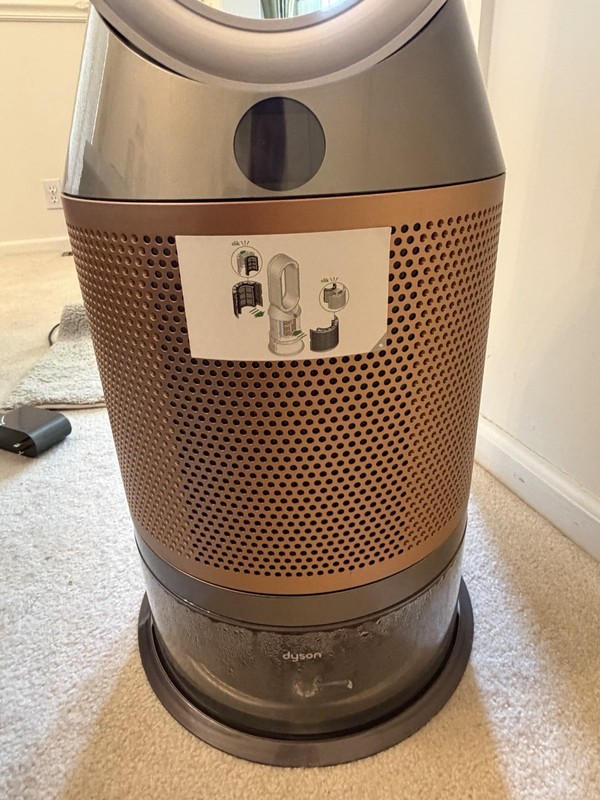 Dyson EID GIFT Humidifier Purifier(original remote+cable)Cool White Gold gallery