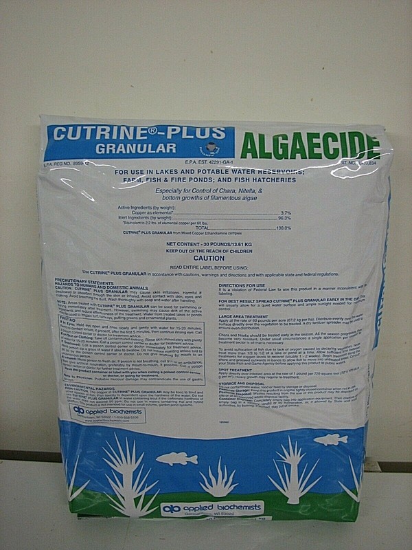 Cutrine Plus Granular, 3.7% Copper - 30 Pounds by Applied BioChemists gallery