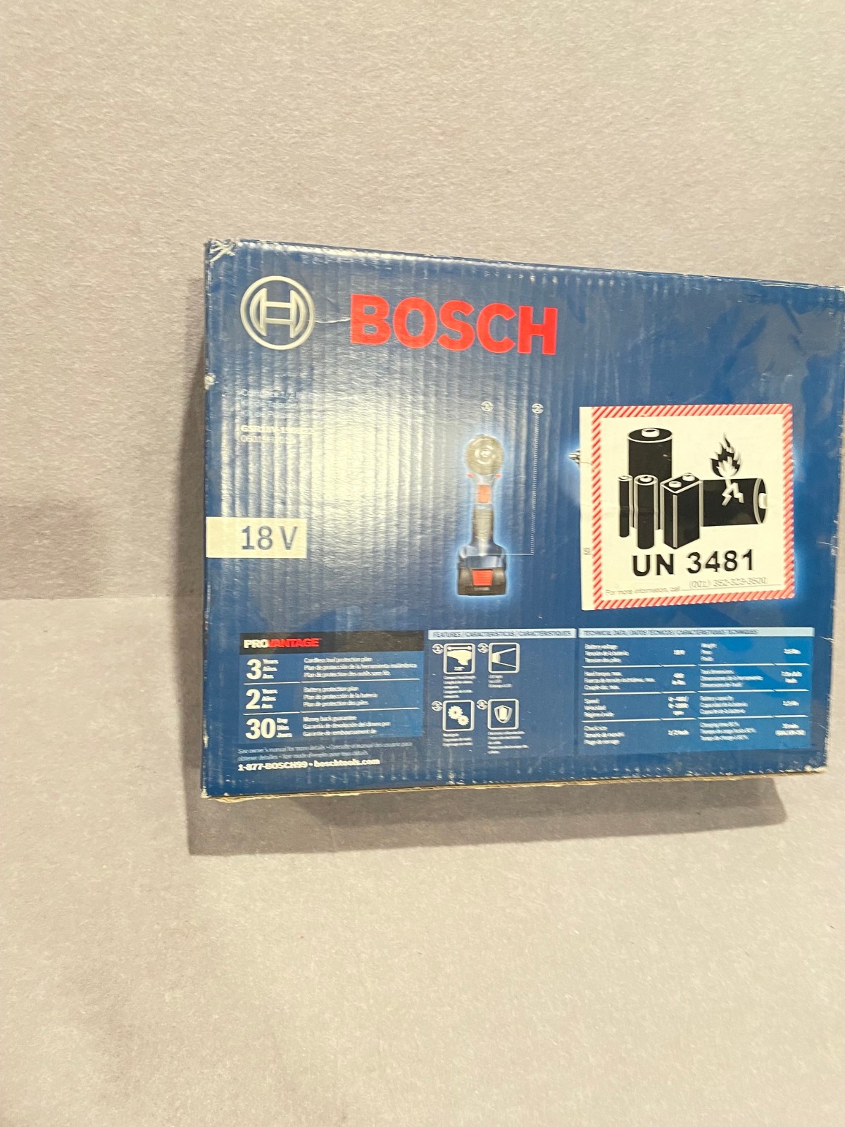 BOSCH GSR18V-190B22 COMPACT 1/2" DRILL DRIVER KIT CHARGER 2 BATTERIES 18V NEW gallery