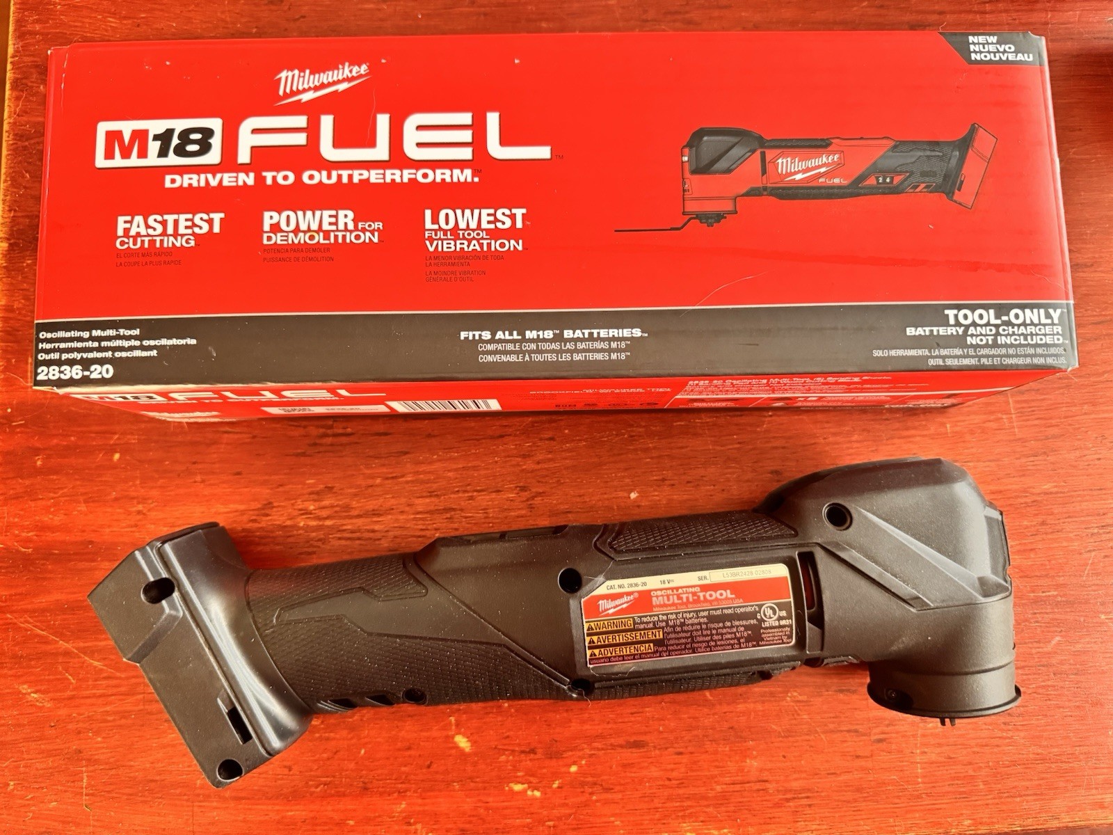 Black Milwaukee 2836-20 Oscillating Tool Blacked Out gallery