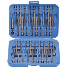 36 PC LONG SCREWDRIVER TIP BIT SET FOR ELECTRIC DRILL SCREW GUNS TAMPER PROOF