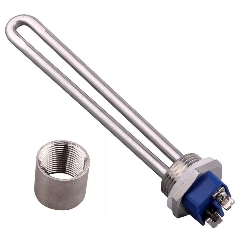 220V 1" BSP Immersion Heating Element 500W 1000W 1500W SUS304 Water Heater gallery