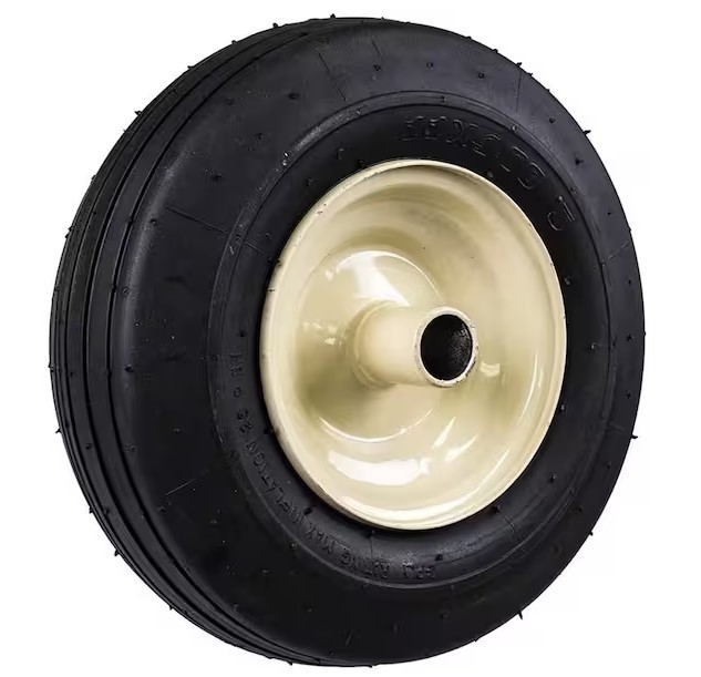 Cub Cadet Front Wheel Original Equipment 11 in. Assembly Ribbed Tread Beige Rim gallery
