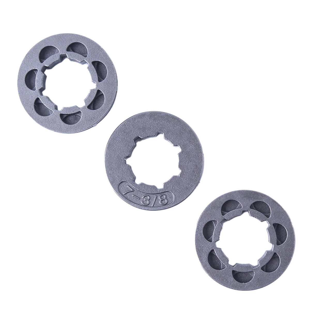 3pcs 3/8" 7T Sprocket Rim For Stihl Chainsaw # 0000 642 1231 MINI Spline 17mm gallery