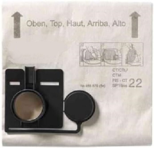 Fits Festool CT22 Dust Extractor 452970 Vacuum Non-Woven Fabric Filter Bags gallery