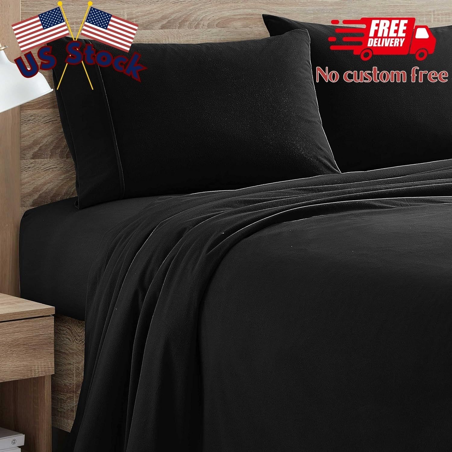 Flannel Sheets Warm and Cozy Deep Pocket Breathable All Season Bedding Set gallery
