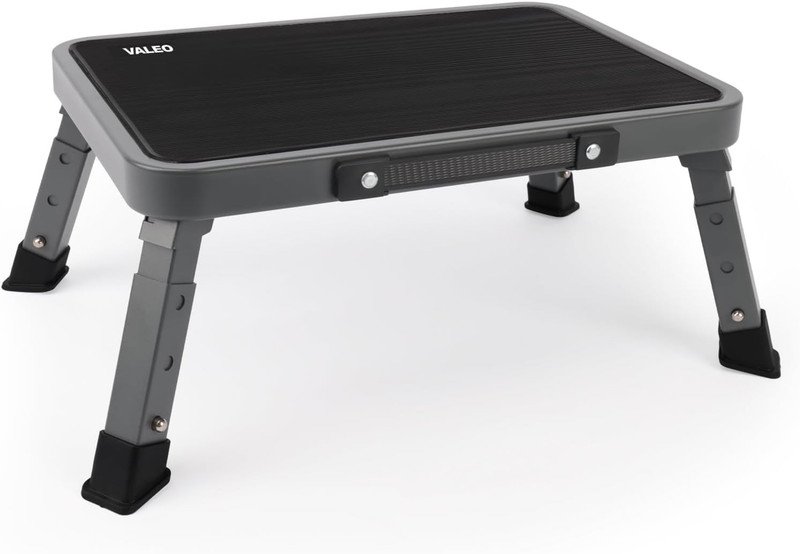 Folding Step Stool, Adjustable Step Stool with Non-Slip Platform, 330 Lbs gallery