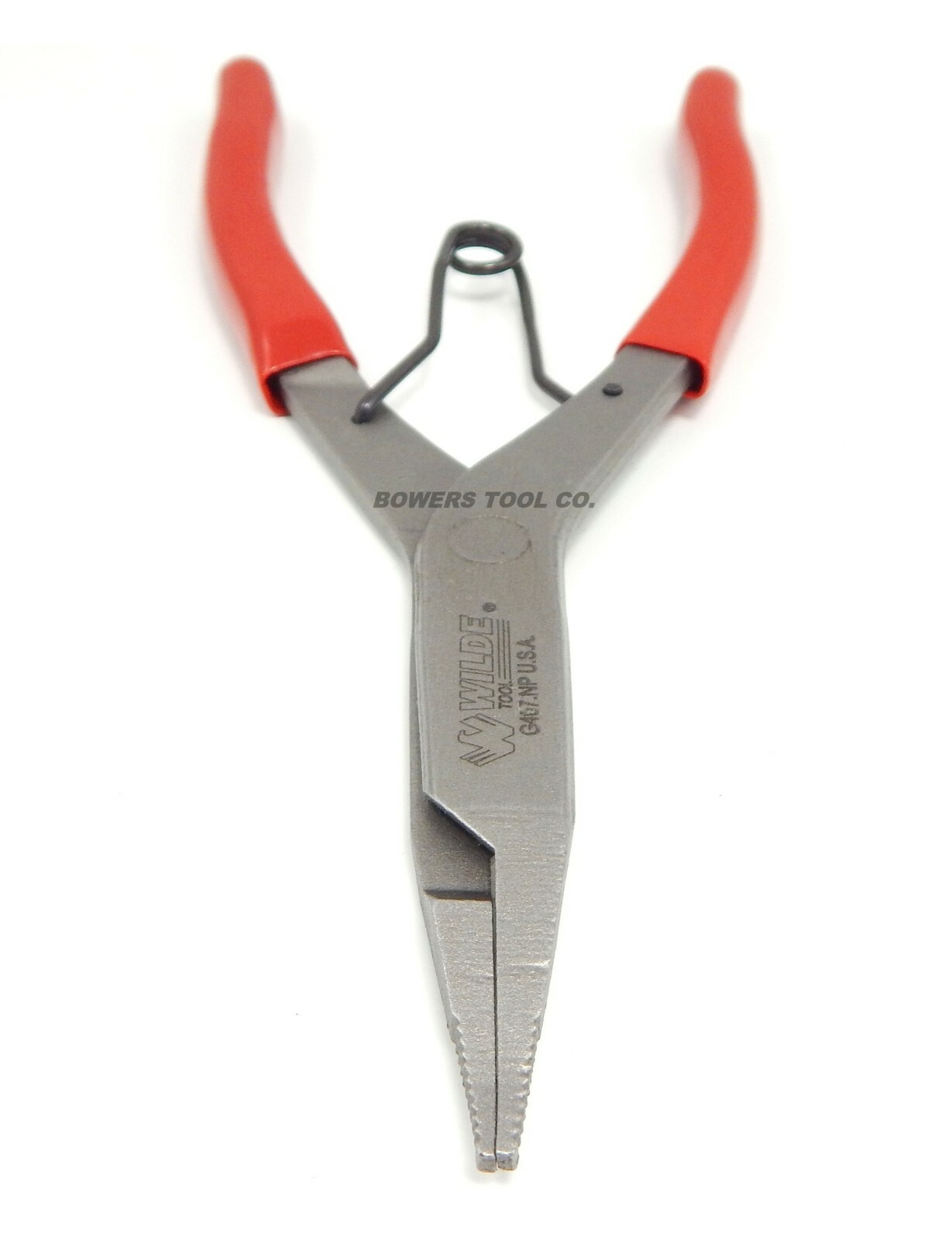 Wilde 9" Straight Lock Ring Pliers Snap Retaining Ring Satin Finish Made in USA gallery