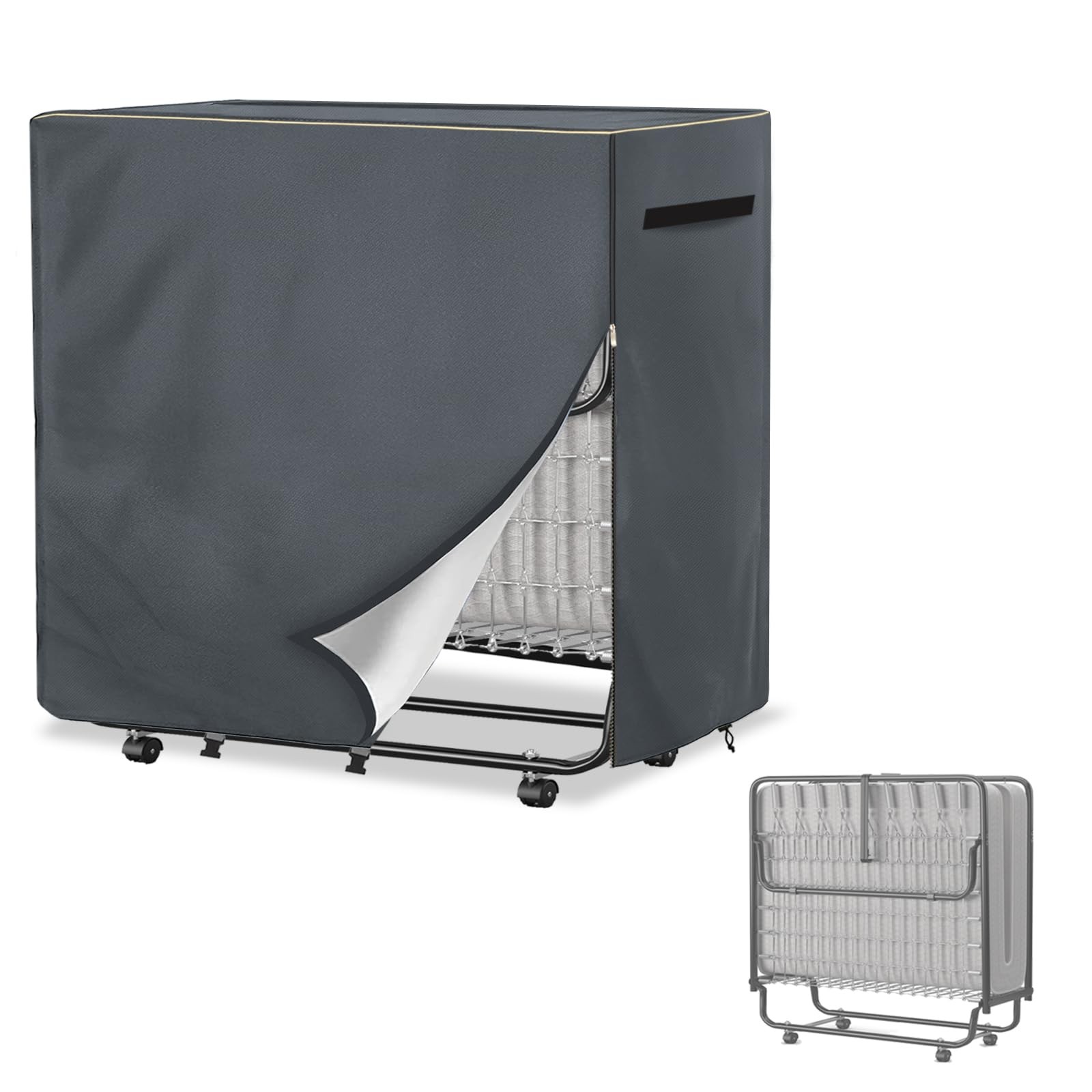 Foldable Bed Cover Suitable For 75x46 Inch Folding Bed, Heavy-Duty 600D Water... gallery