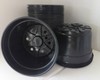 8" Round PLASTIC MUM POTS - SET OF 25 - {8" x 5"} flower nursery pan gallery