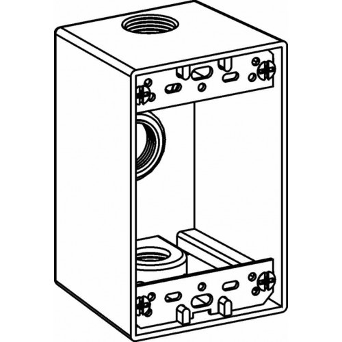 Orbit 1DB50-3 1-Gang Weatherproof Box Three 0.5 Inch Hubs 2.63 Inch Deep gallery