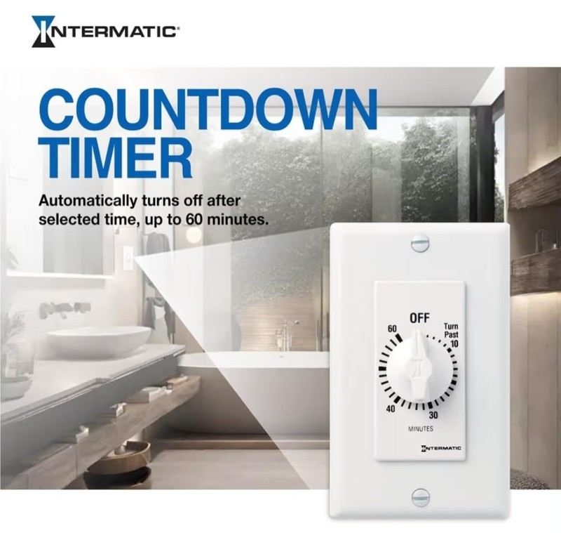 Intermatic Fd60mwc Timer, Spring Wound, 60 Min gallery