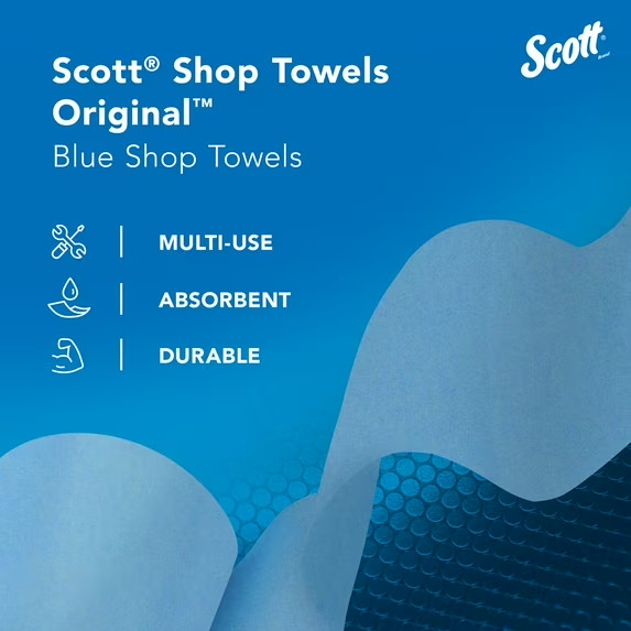 SCOTT Professional Multi Purpose Shop Paper Towels 55 Sheets Roll 2 Rolls gallery