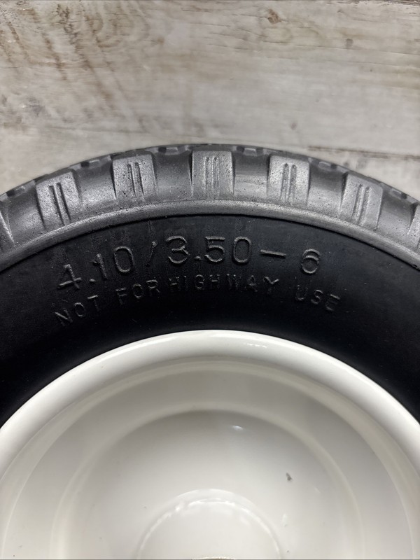 MaxxHaul 51067 12" Flat Free Solid Polyurethane All-Purpose Replacement Tire gallery