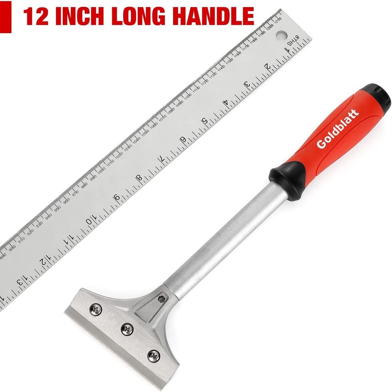 Goldblatt 2PC Razor Blade Scraper Heavy Duty 20PC 4-in Blades Floor Scraper Tool gallery