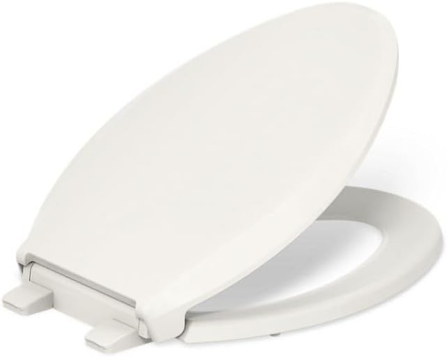 Kohler Cachet 4636-96 Plastic Elongated Slow Close Toilet Seat - Biscuit gallery