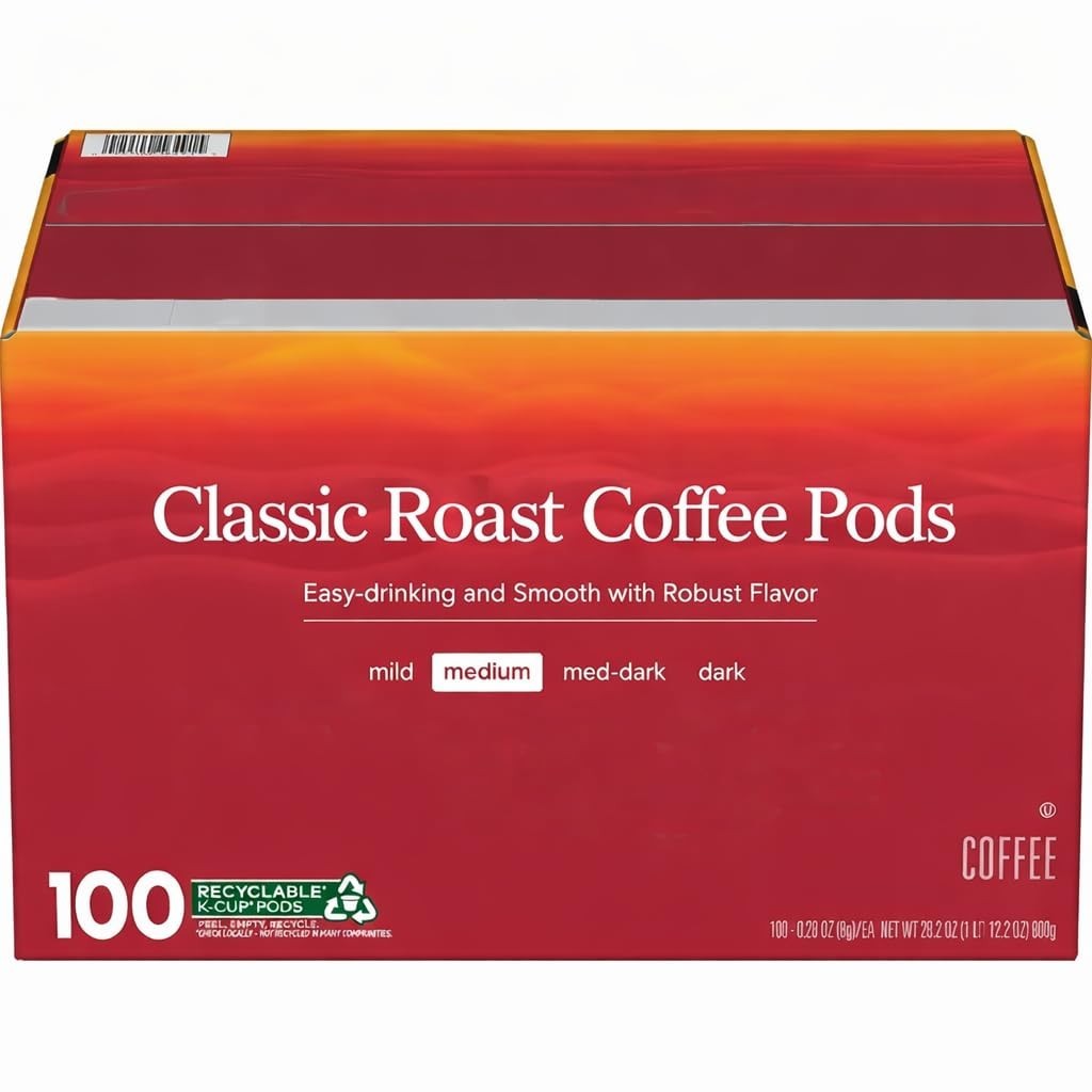 Folgers Classic Medium Roast K-Cup Coffee Pods 100 counts gallery